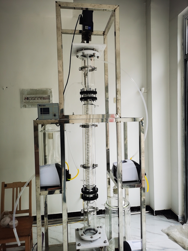 玻璃轉盤萃取塔